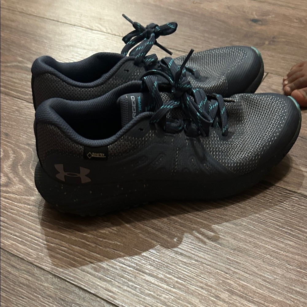 Under Armour Charcoal and Black Athletic Shoes